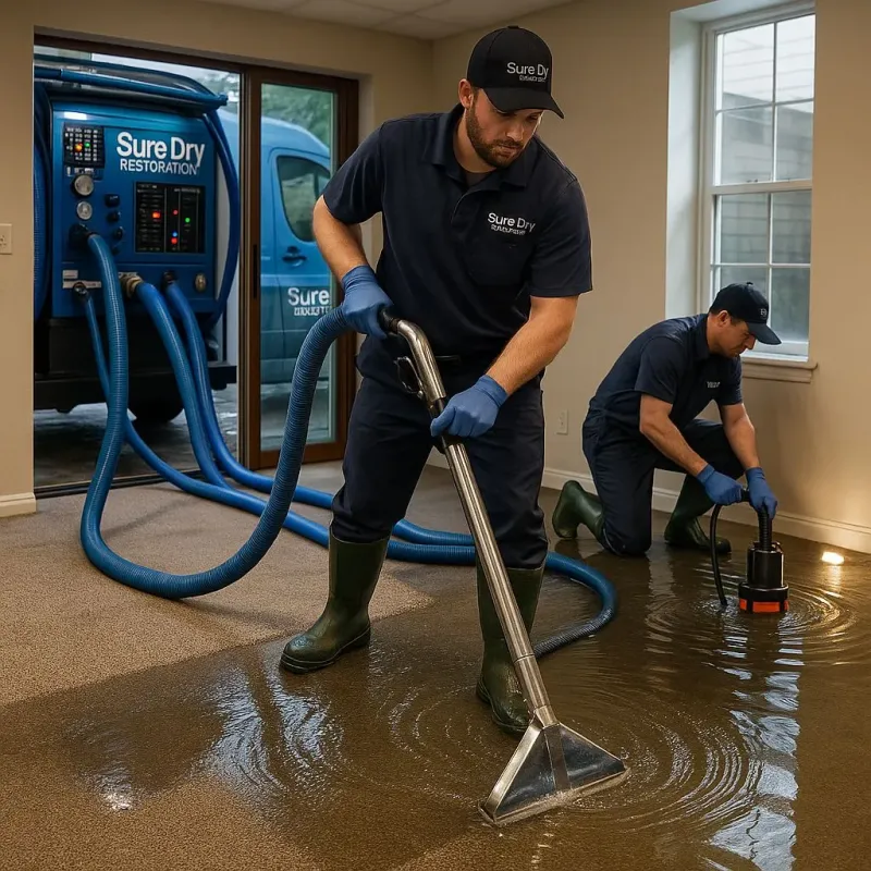 Water Extraction and Removal process in Collingdale, PA